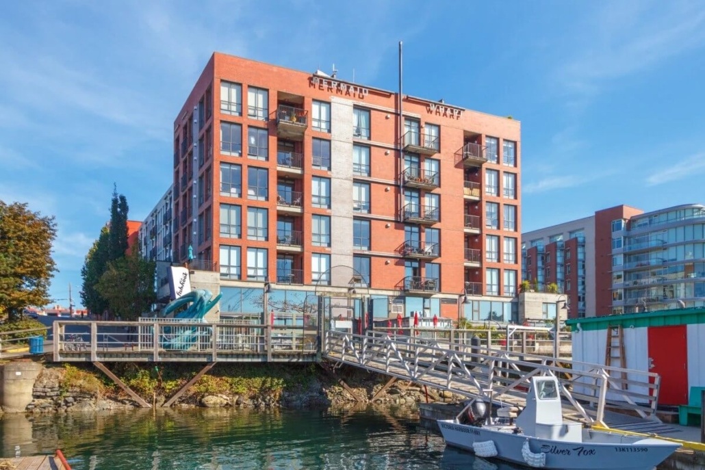 Condos that Allow Airbnb in Victoria, BC - The Mermaid Wharf
