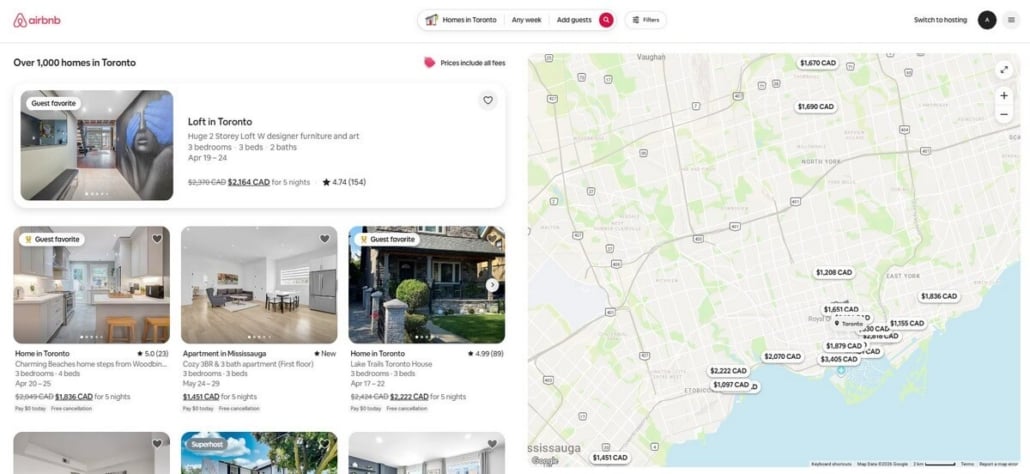 Airbnb discounts